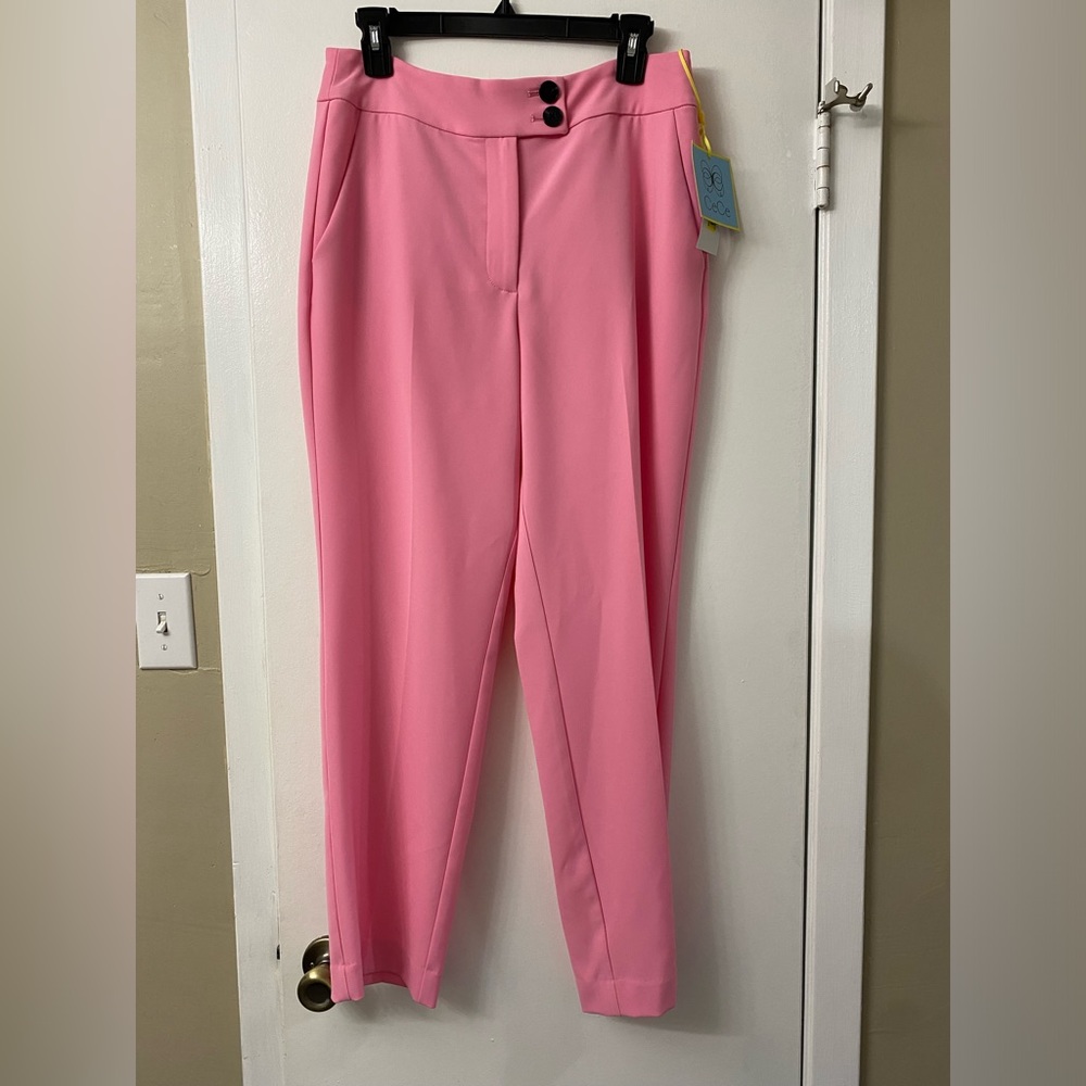 CeCe Pink dress pants. Size 8
